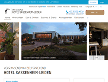 Tablet Screenshot of hotelsassenheim.nl